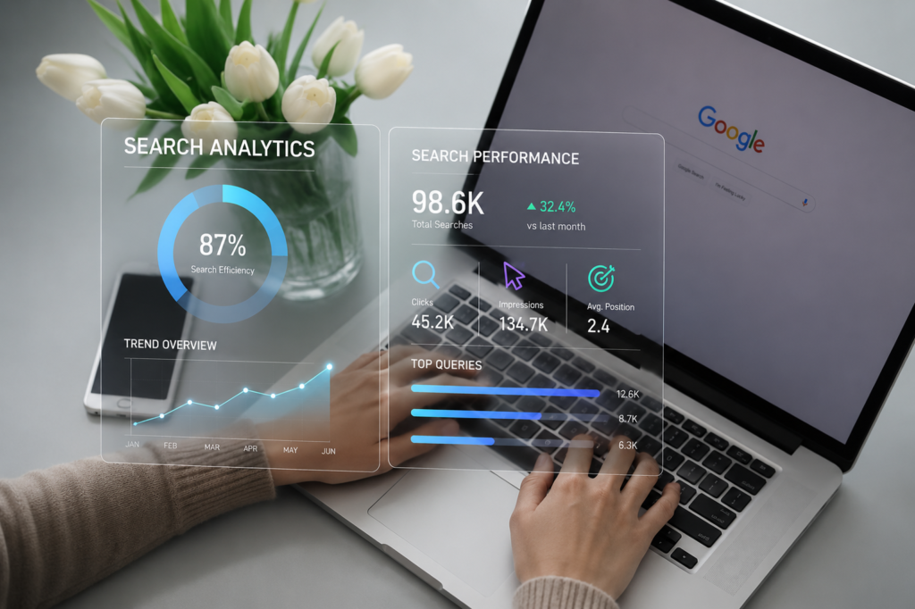 Local citations and backlinks help strengthen authority and search visibility