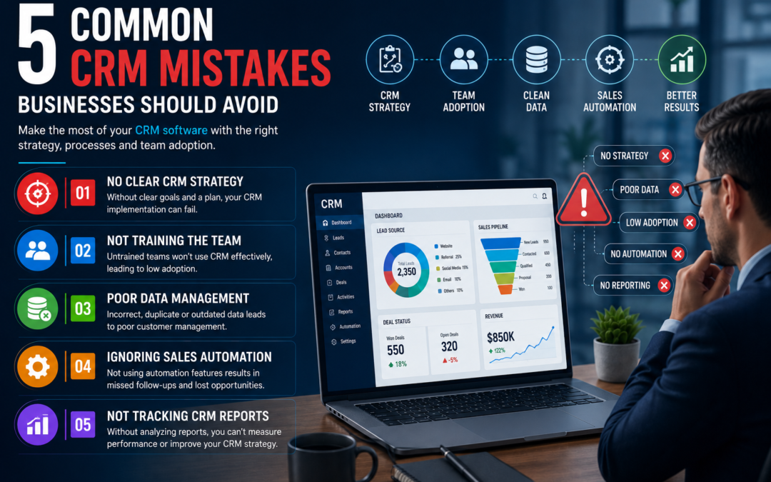 5 Common CRM Mistakes Businesses Should Avoid
