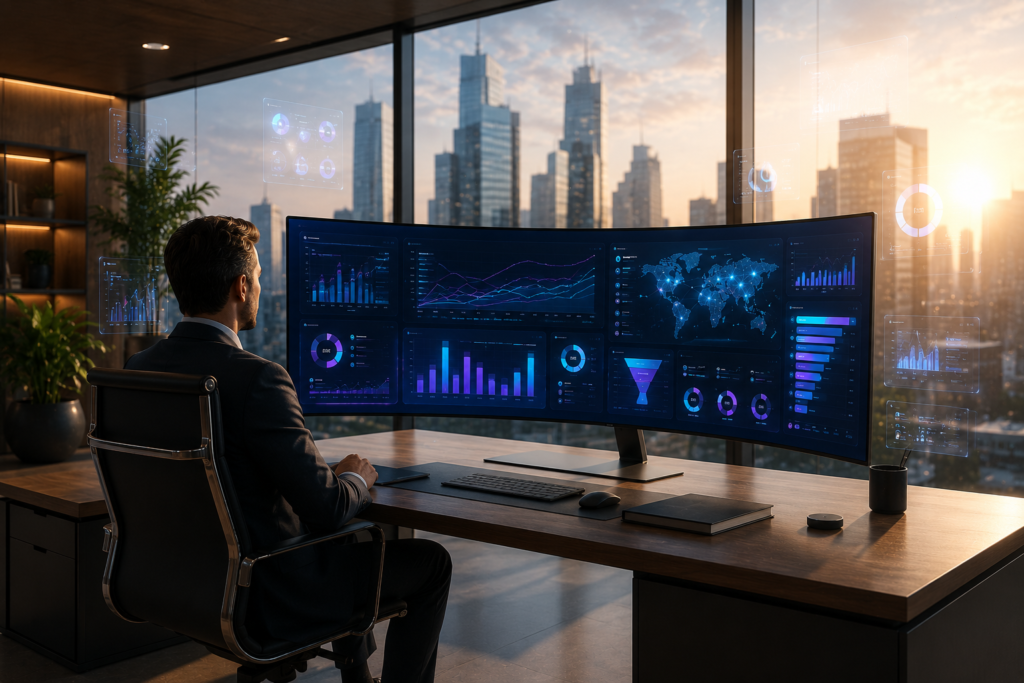 CRM reporting automation dashboard for sales performance tracking