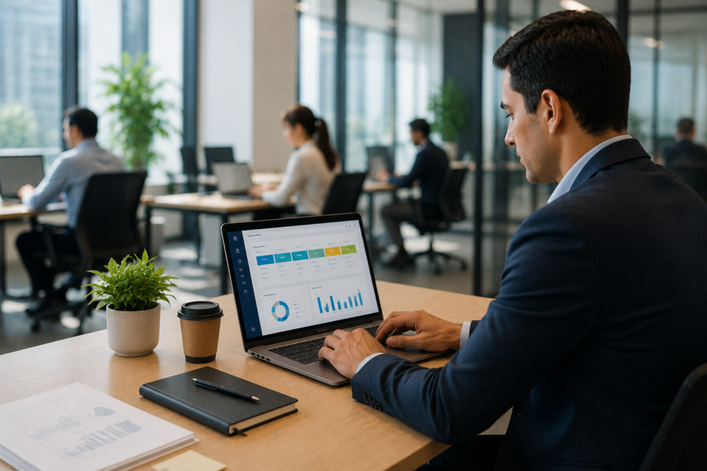 Lead management dashboard for tracking enquiries and sales opportunities