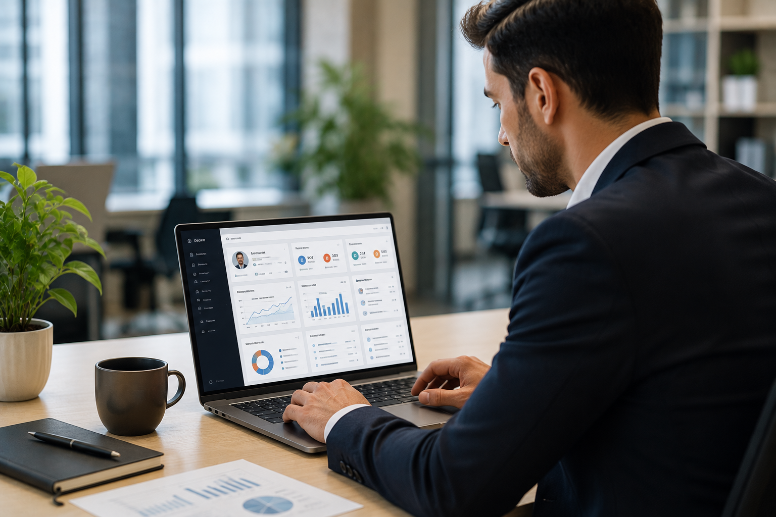 CRM software helps businesses centralize customer data and improve sales follow-ups.