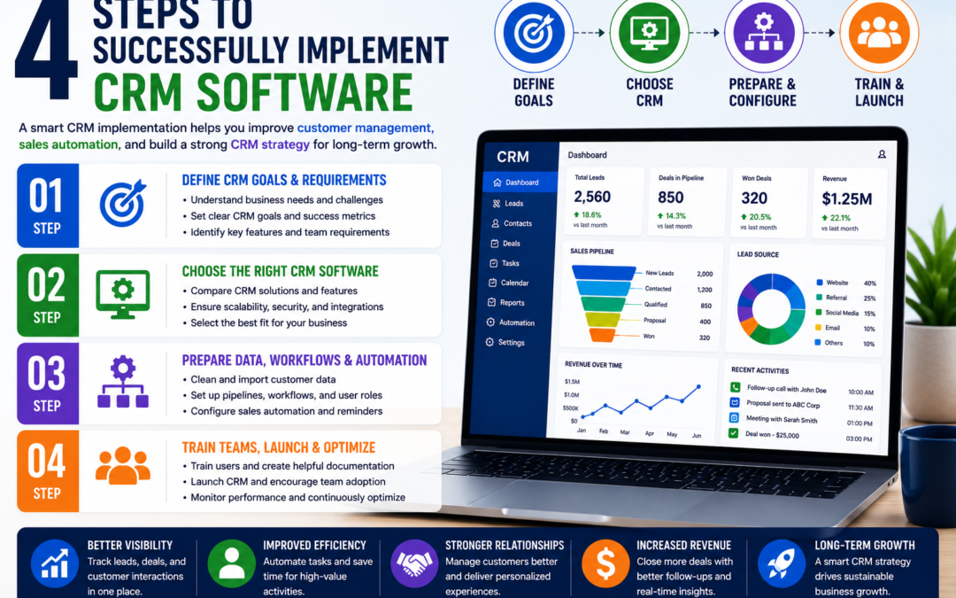 4 Steps to Successfully Implement CRM implementation