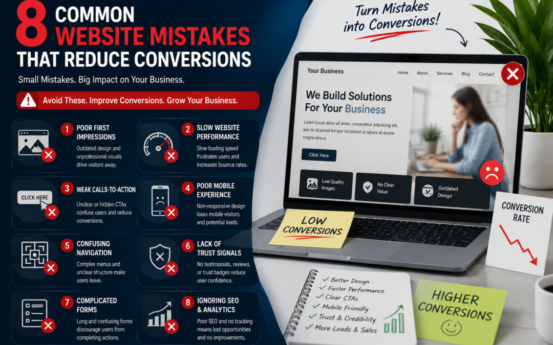 8 Common Website Mistakes That Reduce Conversions