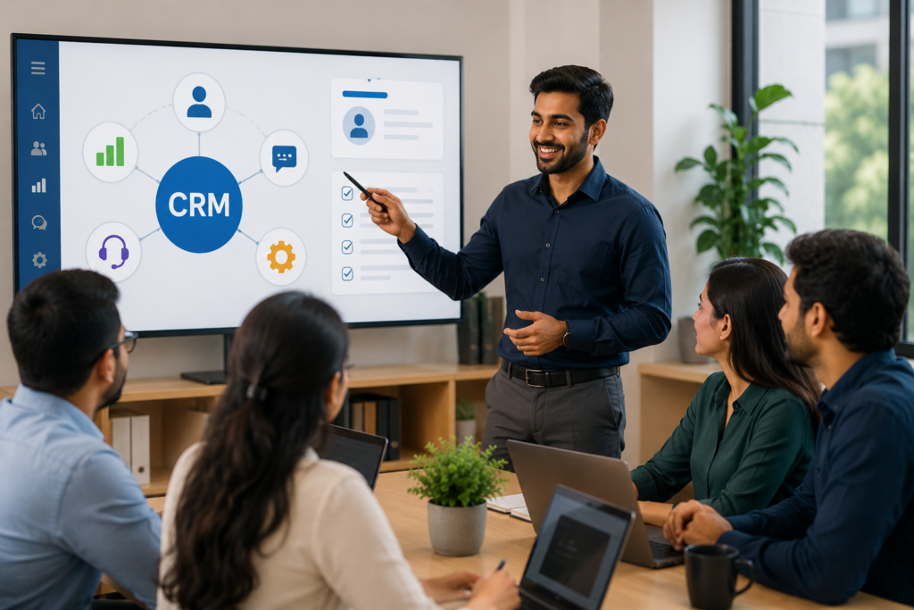 CRM training helps sales and support teams use the system correctly
