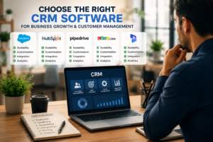 Choosing the right CRM software for business growth and customers management
